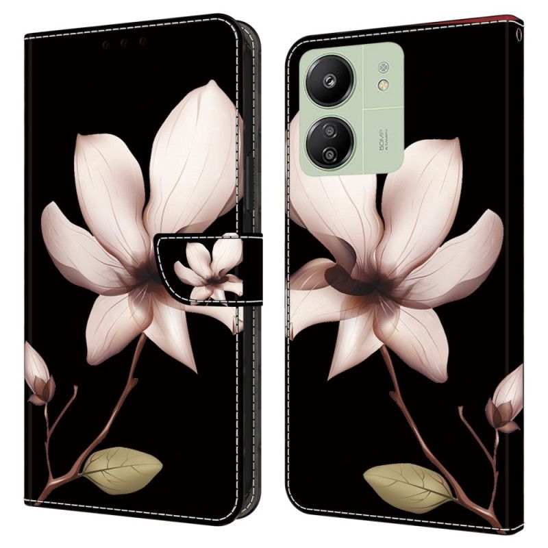 Housse Xiaomi Redmi 13C 4G/5G/Poco C65 Fleur Rose