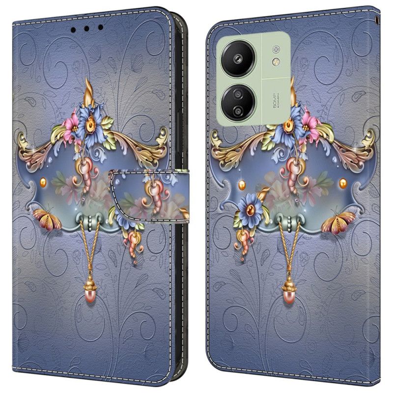 Housse Xiaomi Redmi 13C 4G/5G/Poco C65 Fleur de Sculpture