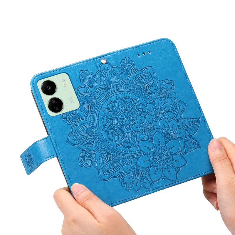 Housse Xiaomi Redmi 13C 4G/5G/Poco C65 Mandala Fleuri