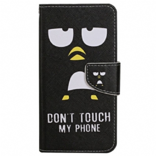 Housse Xiaomi Redmi 13C 4G/5G/Poco C65 Pingouin Don't Touch my Phone