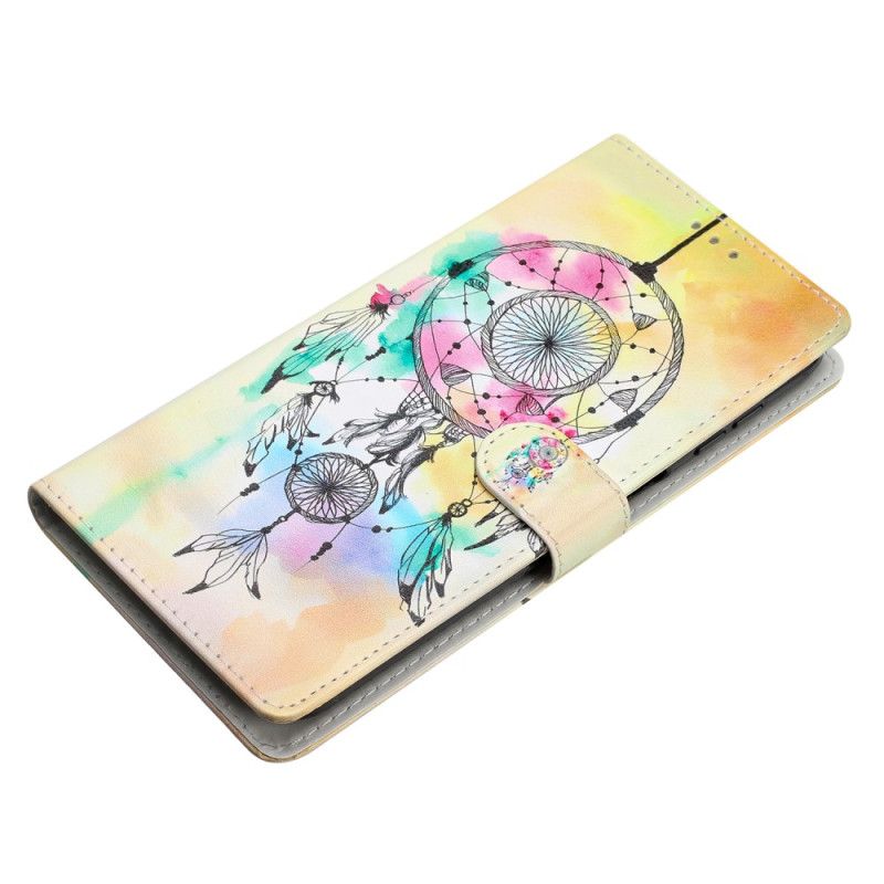 Housse Xiaomi Redmi 13C / Poco C65 Attrape-Rêves Aquarelle à Lanière