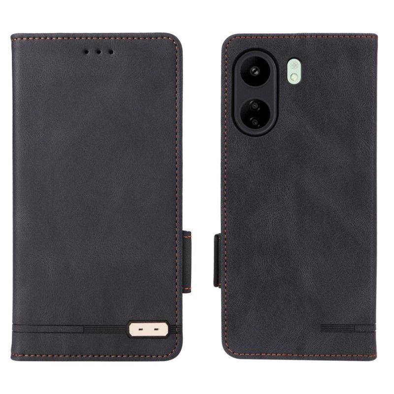 Housse Xiaomi Redmi 13C / Poco C65 Effet Cuir Vintage