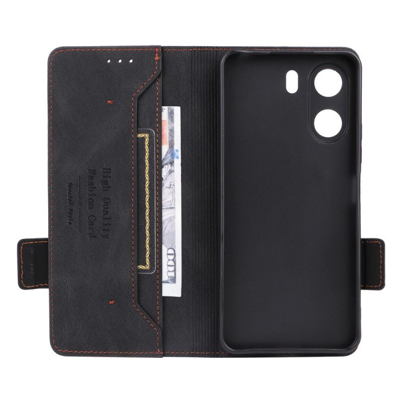 Housse Xiaomi Redmi 13C / Poco C65 Effet Cuir Vintage