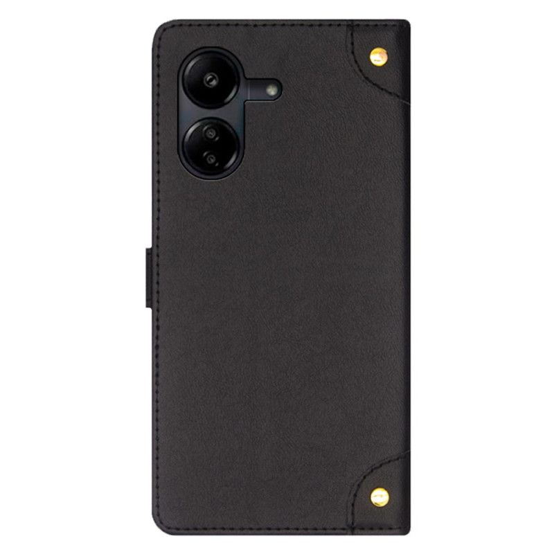 Housse Xiaomi Redmi 13C / Poco C65 Rivets Décoratifs IDEWEI