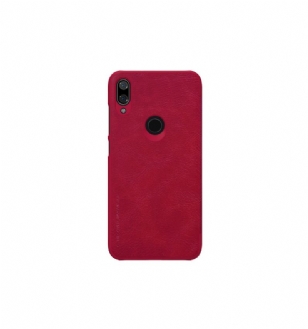 Housse Xiaomi Mi Play NILLKIN Qin revêtement cuir - Rouge