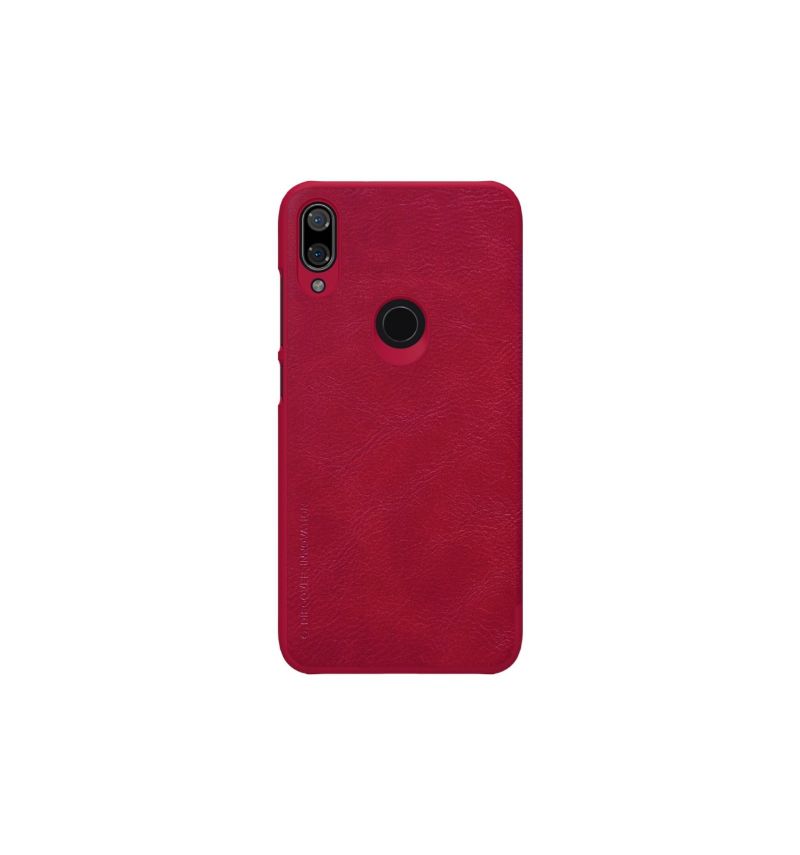 Housse Xiaomi Mi Play NILLKIN Qin revêtement cuir - Rouge