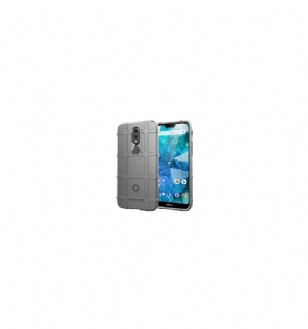 Coque Nokia 7.1 protectrice square grid