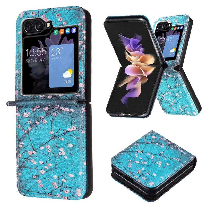 Coque Samsung Galaxy Z Flip 6 Fleurs de Prunier