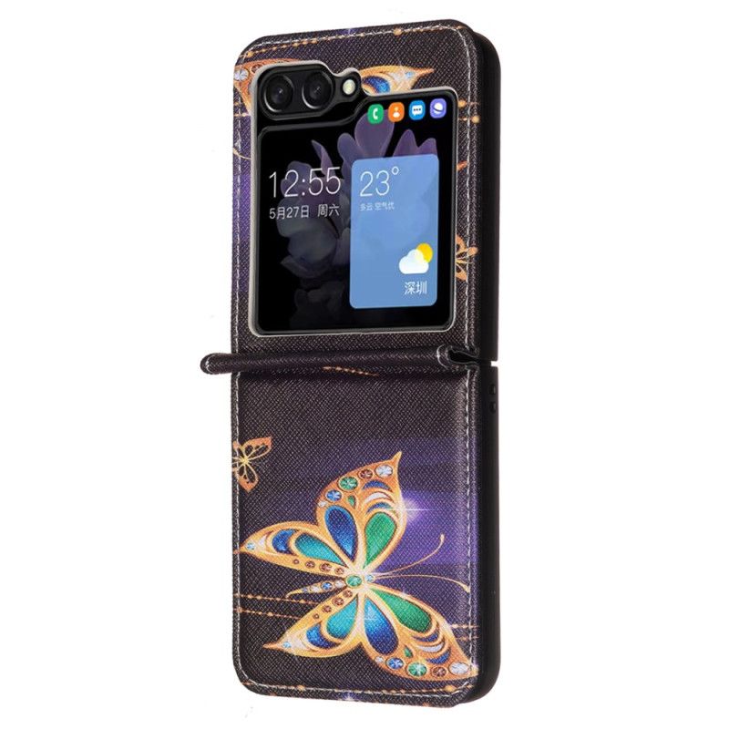 Coque Samsung Galaxy Z Flip 6 Papillon Bijoux