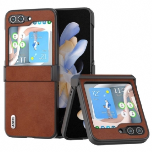 Coque Samsung Galaxy Z Flip 6 Style Cuir Vintage ABEEL