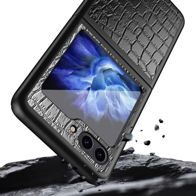 Coque Samsung Galaxy Z Flip 6 Texture Crocodile