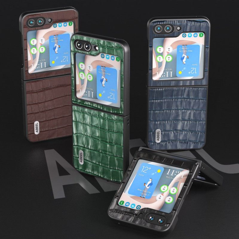 Coque Samsung Galaxy Z Flip 6 Texture Crocodile Premium