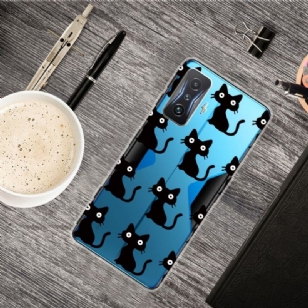 Coque Poco F4 GT Chats Noirs