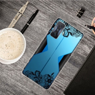 Coque Poco F4 GT fleur dentelle