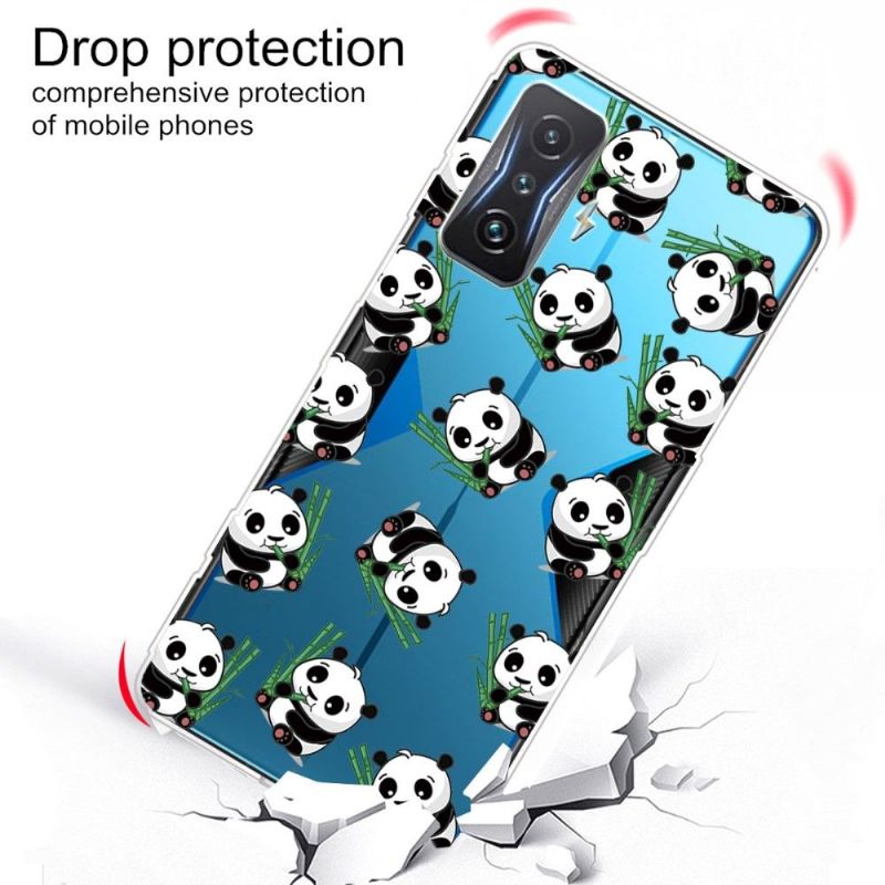 Coque Poco F4 GT Happy Pandas