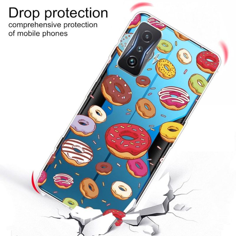 Coque Poco F4 GT multiples donuts