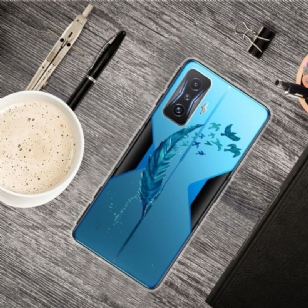 Coque Poco F4 GT Plume et Oiseaux