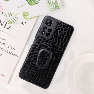 Coque Xiaomi Redmi Note 11 Pro Plus 5G effet croco fonction support