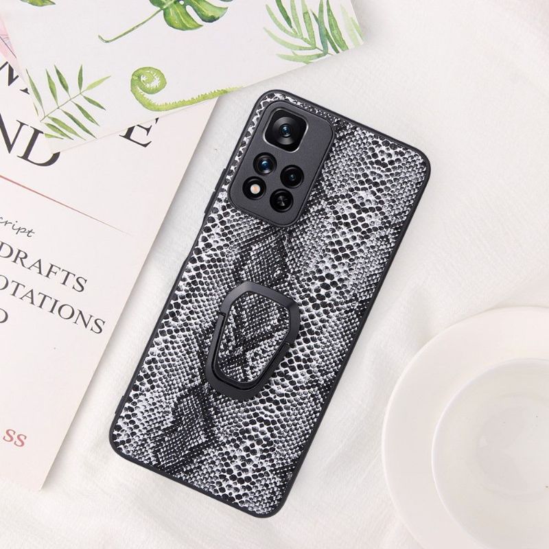 Coque Xiaomi Redmi Note 11 Pro Plus 5G effet serpent fonction support