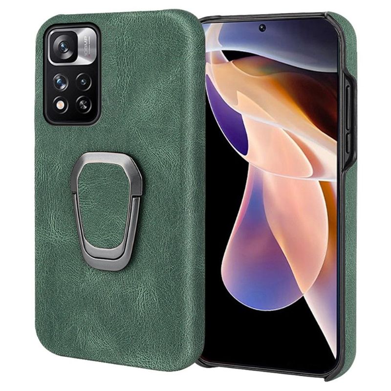 Coque Xiaomi Redmi Note 11 Pro Plus 5G imitation cuir avec support