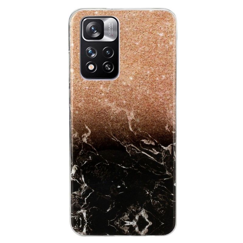 Coque Xiaomi Redmi Note 11 Pro Plus 5G Marbre Paillettes