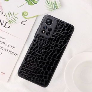 Coque Xiaomi Redmi Note 11 Pro Plus 5G Noir effet crocodile