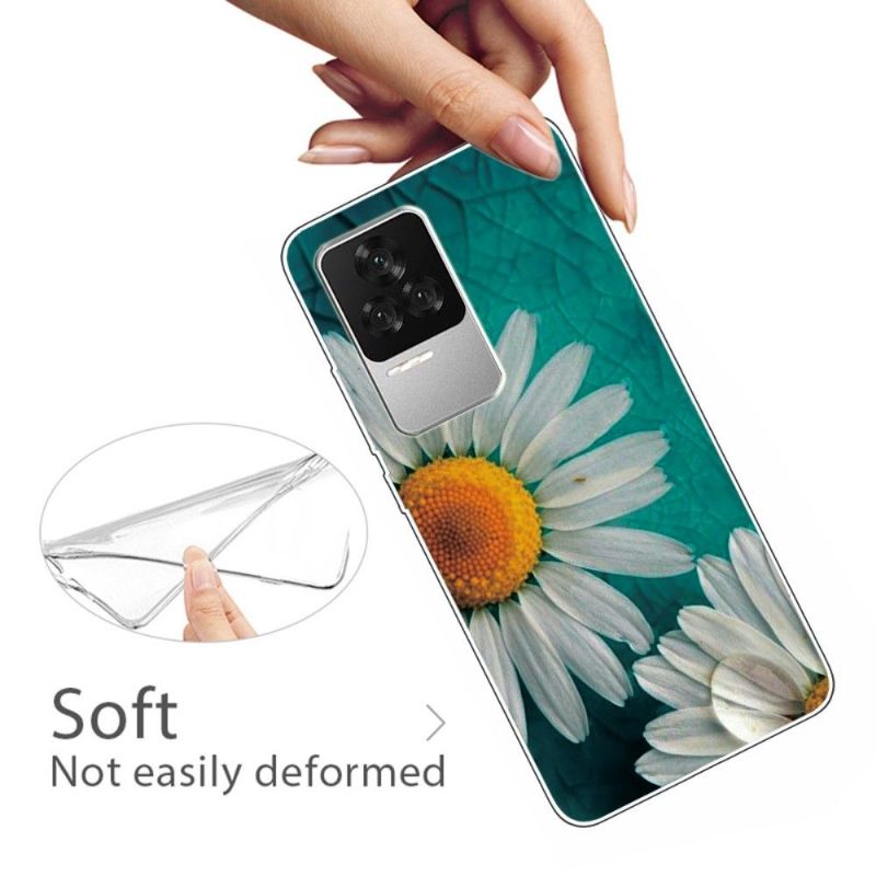 Coque Poco F4 Daisy fleur