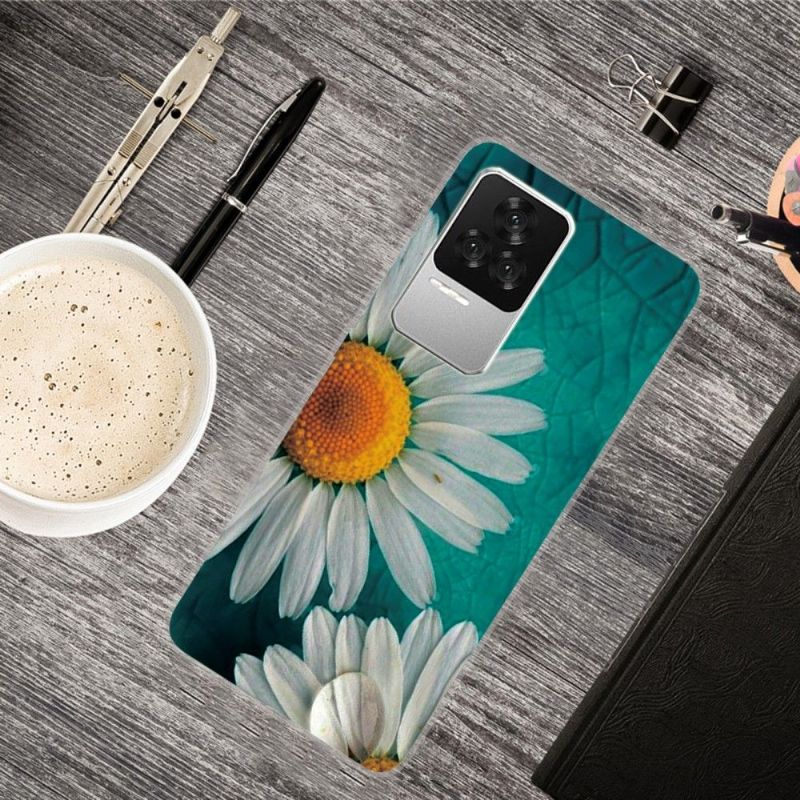 Coque Poco F4 Daisy fleur