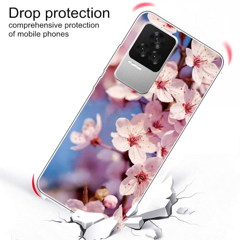 Coque Poco F4 Peach Blossom