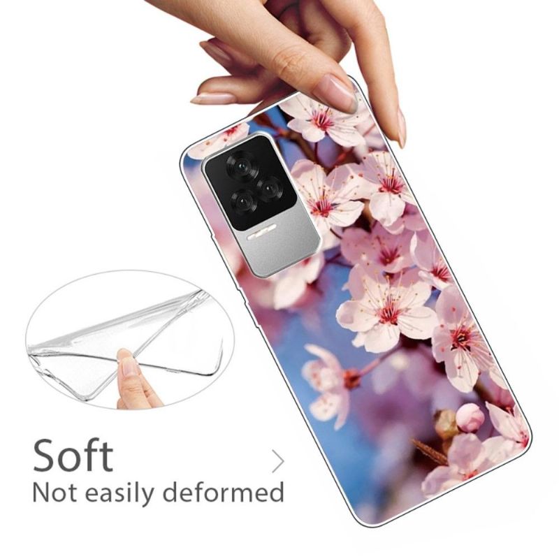 Coque Poco F4 Peach Blossom