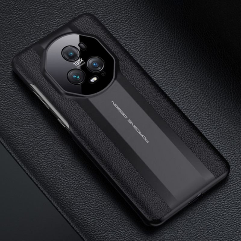 Coque Honor Magic 5 Pro Véritable Cuir Élégance