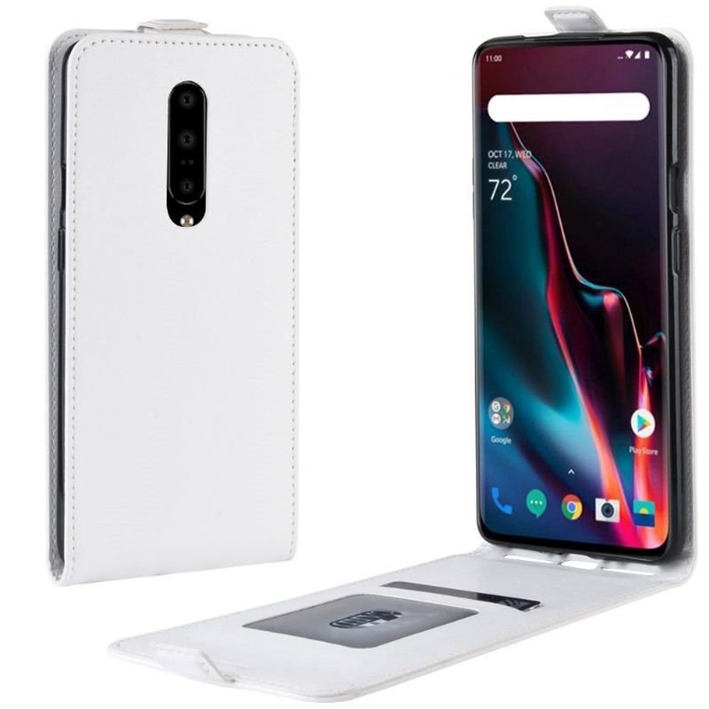 OnePlus 7 Pro - Étui simili cuir avec rabat verticale