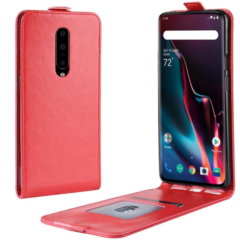 OnePlus 7 Pro - Étui simili cuir avec rabat verticale