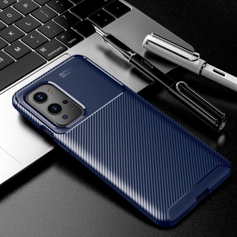 Coque effet fibre de carbone pour OnePlus 9 Pro