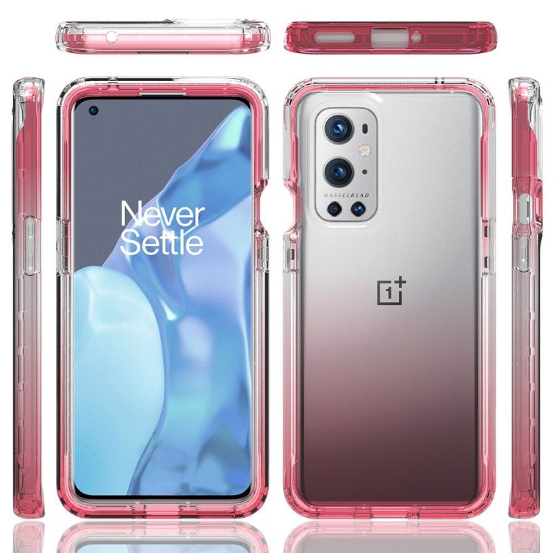 Coque OnePlus 9 Pro Antichoc transparent dégradé