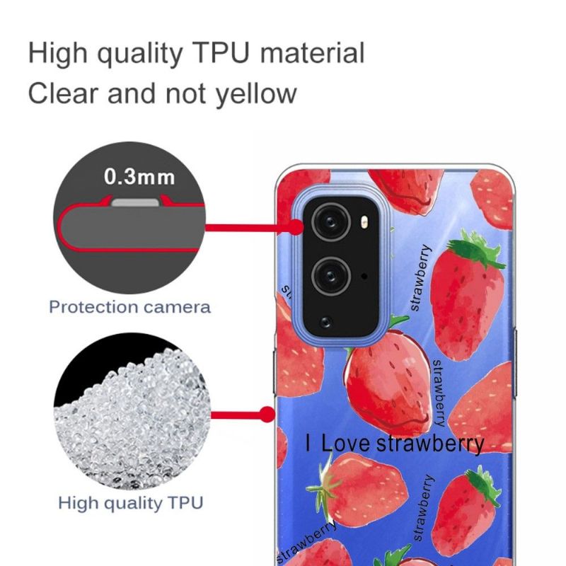 Coque OnePlus 9 Pro Strawberry