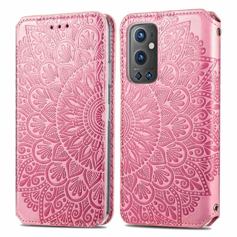 Housse OnePlus 9 Pro Chic Mandala effet cuir