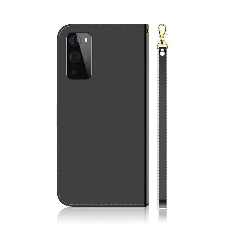 Housse OnePlus 9 Pro simili cuir effet miroir