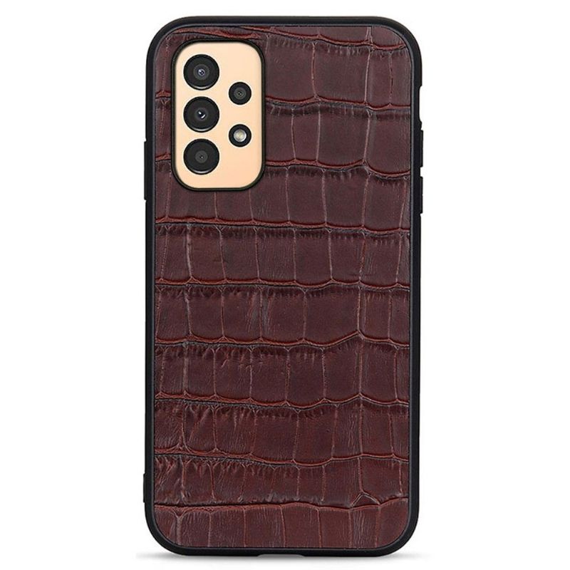 Coque Samsung Galaxy A13 Chic aspect peau de croco