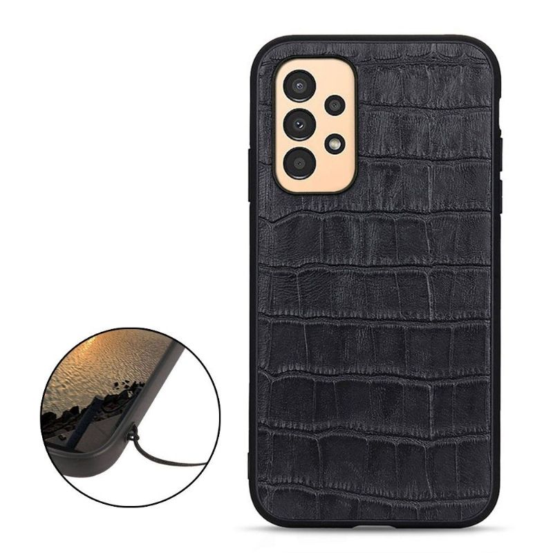 Coque Samsung Galaxy A13 Chic aspect peau de croco