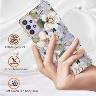 Coque Samsung Galaxy A13 Gardénia fleur blanche