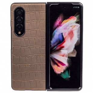 Coque Samsung Galaxy Z Fold 4 Relief Croco