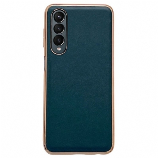 Coque Samsung Galaxy Z Fold 4 Simili Cuir Premium Uni