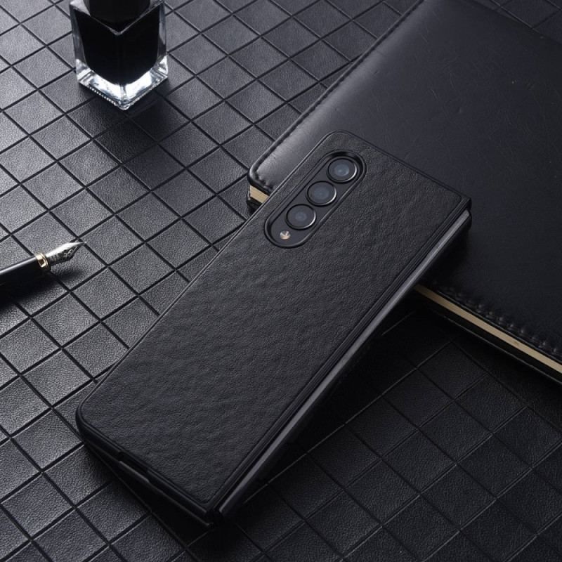 Coque Samsung Galaxy Z Fold 4 Simili Cuir Texture Nylon