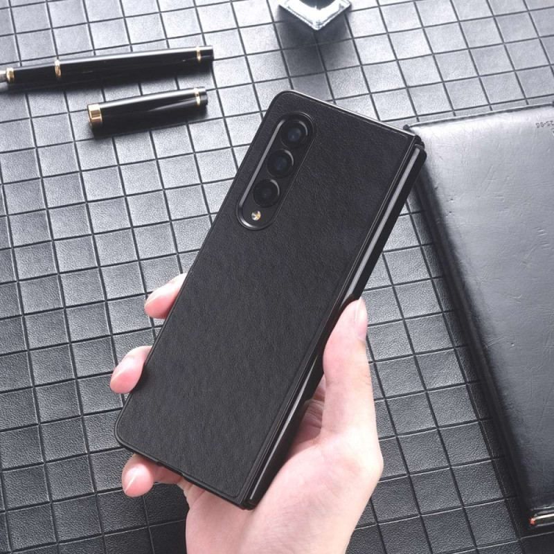 Coque Samsung Galaxy Z Fold 4 Simili Cuir Texture Nylon