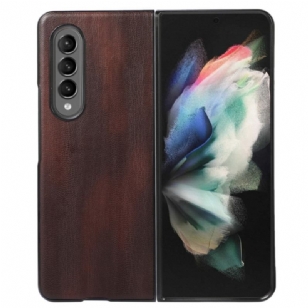 Coque Samsung Galaxy Z Fold 4 Simili Cuir Vieilli