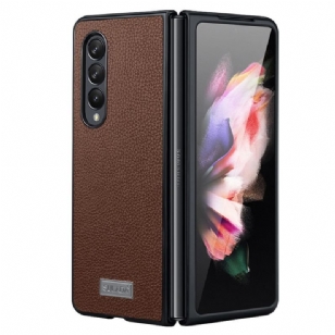 Coque Samsung Galaxy Z Fold 4 SULADA Simili Cuir Litchi