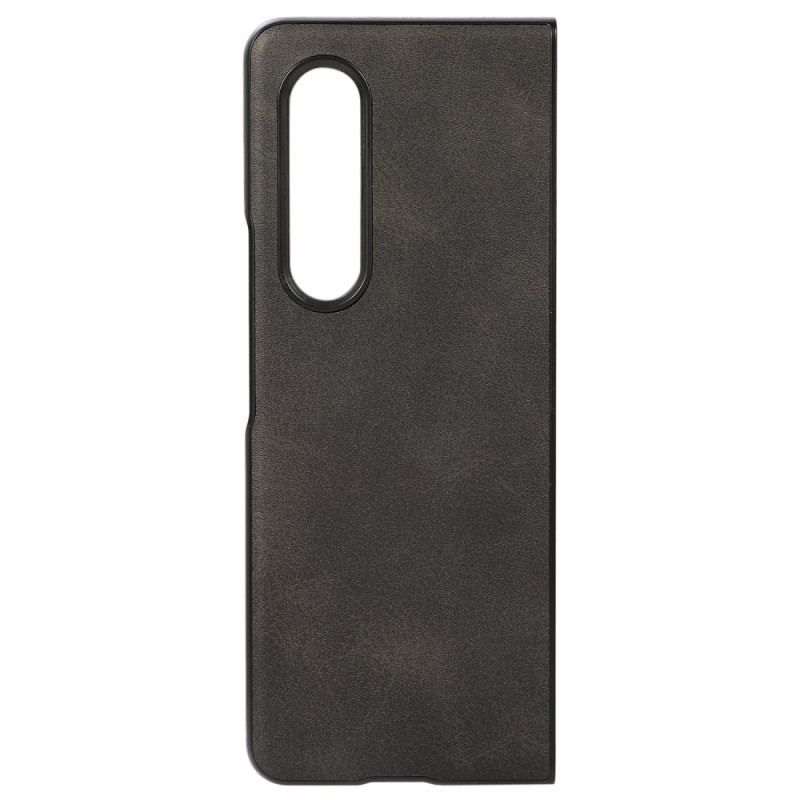 Coque Samsung Galaxy Z Fold 4 Texture Cuir Enduit