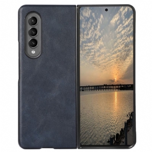 Coque Samsung Galaxy Z Fold 4 Texture Simili Cuir Classique