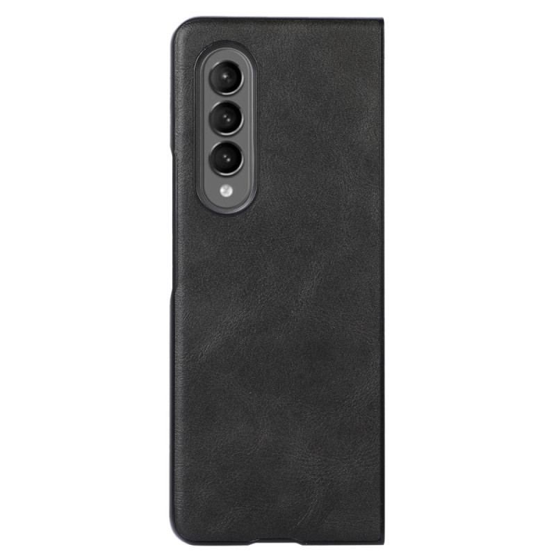 Coque Samsung Galaxy Z Fold 4 Texture Simili Cuir Classique